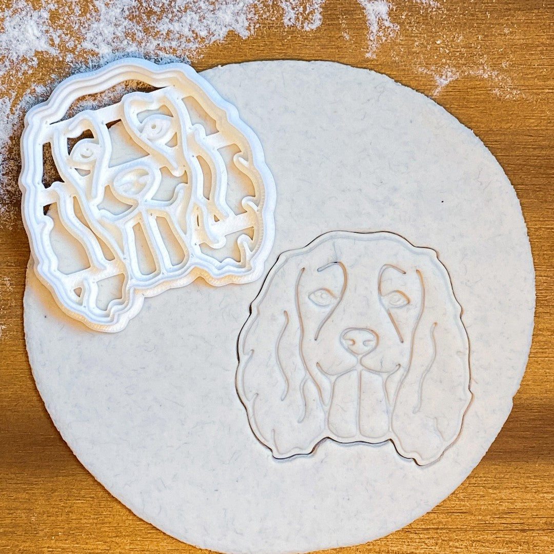 Kokršpaněl Obličej | vykrajovátko - Baker's Paradise