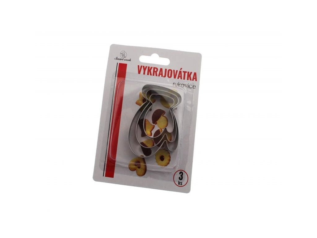 Rukavice | Kovové vykrajovátko 3ks