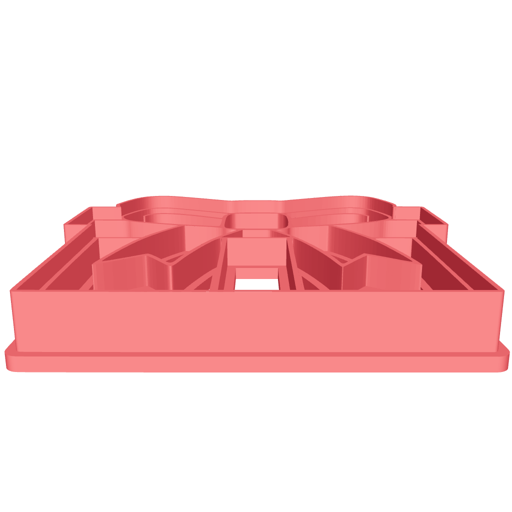 3d model vykrajovátka ve tvaru dárku